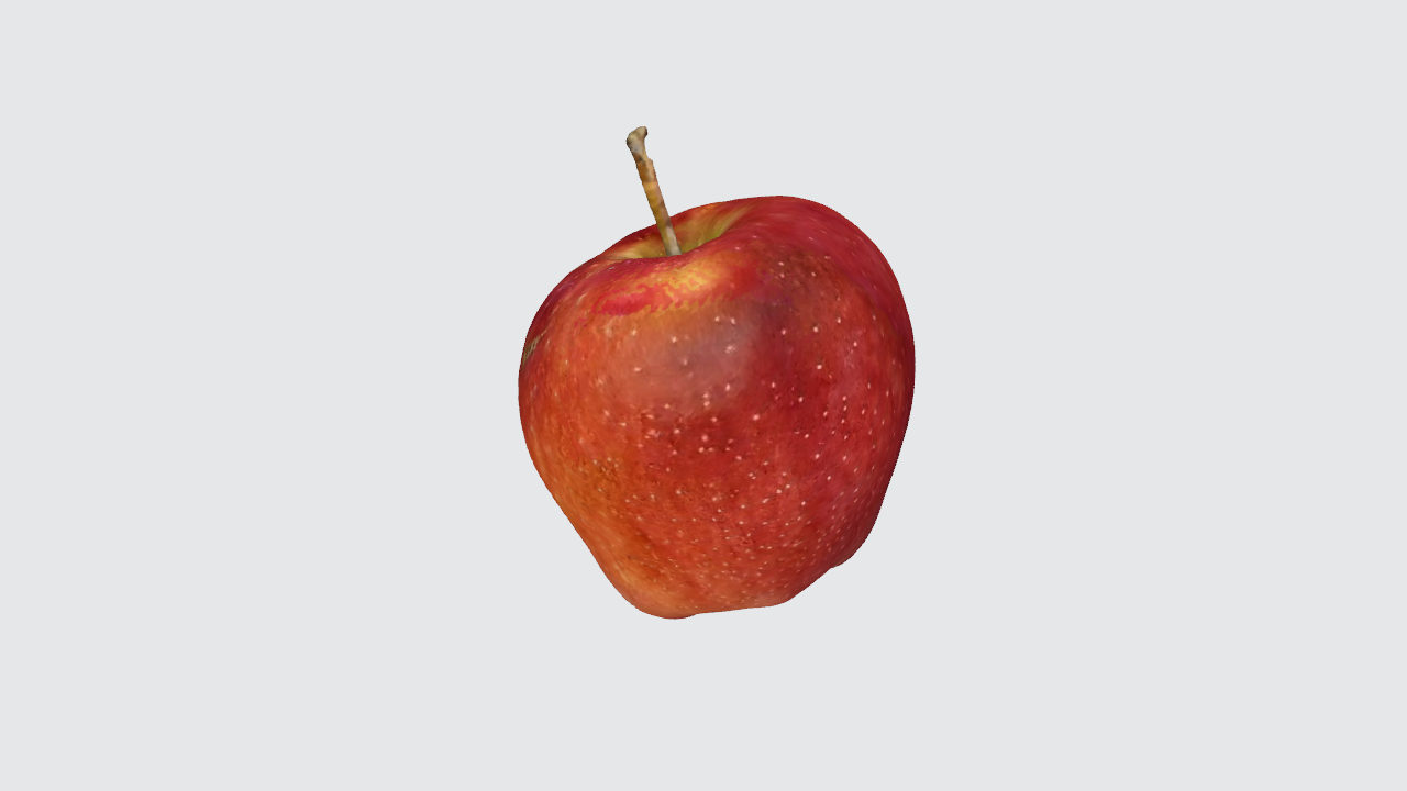 apple 01 3D Scanned Model